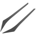 thumbnail image 3 of Sticker 2pcs Carbon Fiber Headlight Eyebrow Cover Trim Sticker Fits For  Fit 2014-2018, 3 of 8