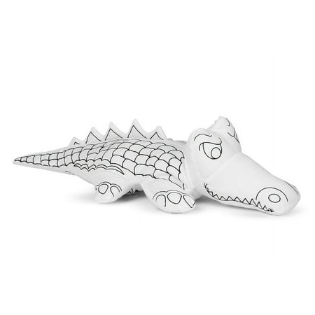 Color Me Crocodile Plush by Ganz - Reusable Coloring-Plush