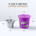 thumbnail image 4 of Zootealy 4g Capacity Stainless Steel Reusable K Cup Filter Coffee Capsule Household Coffee Machine Coffee Making Compatible with Instant MULTI-POD 68 MB, 4 of 8