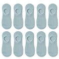 thumbnail image 3 of harmtty 5 Pairs Stretchy Non-Slip Bottoms Women Socks Quick Drying Breathable Hollow Mesh Low Tube Socks Female Accessories, 3 of 8