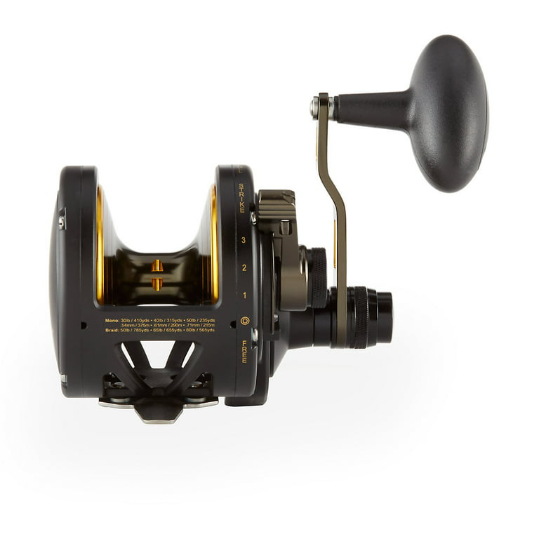 PENN Fathom Lever Drag 2 Speed Conventional Reel, Size 40N, Right-Hand