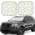 thumbnail image 2 of Picia Bee 2 Piece Car Windshield Sun Shade Foldable | Foldable Sun Shield for Front Window Blocks UV Rays and Keeps Your Vehicle Cool-Large, 2 of 7