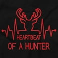 thumbnail image 2 of Heartbeat of a Hunter Cute Plus Size Long Sleeve Graphic Tee Shirt Brisco Brands 2X, 2 of 5