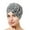 Grey, variant on Chemo Hats for Women CQXIDFH Pre-Tied Braid Turban Cap, Ethnic Bohemian Hair Cover, Breathable Casual Headwear, Beret (Mint Green, One Size)