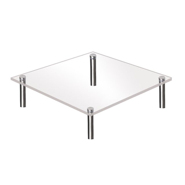 LCXmlly Money Pouch Card Acrylic Cake Stand Set Transparent High Load Bearing Easy Installation Food Grade Display