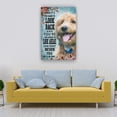 thumbnail image 2 of Goldendoodle Dog Wall Art Cute Animal For Teen Girl Room Decor Modern Canvas Farmhouse Living Room Decor Framed 12×18 in, 2 of 5