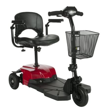 Drive Medical Bobcat X3 Compact Transportable Power Mobility Scooter, 3 Wheel,