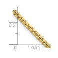 thumbnail image 2 of 14k Yellow Gold Solid Polished 2.5mm Box Chain Necklace 24 Inch Lobster Claw Chain Necklace for Women and Men, 2 of 2