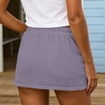 thumbnail image 5 of Noric Women's 2026 Skorts Comfy Summer High Waisted Drawstring Pocketed Casual Layered Crinkle Tennis with Built in Shorts Trendy, 5 of 6
