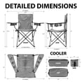 thumbnail image 2 of Giant Kingpin Folding Chair | Black, 2 of 3
