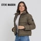 thumbnail image 4 of Campera puffer cropped Steve Madden para mujer, abrigada para invierno, 4 of 9