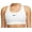 WHITE | BLACK, variant on Women's Swoosh Medium Support Sports Bra