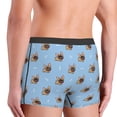 thumbnail image 5 of Haiem Brown French Bulldog Men's Boxer Briefs, Every Day Comfort Stretch Cotton Moisture-Wicking Underwear-Small, 5 of 9
