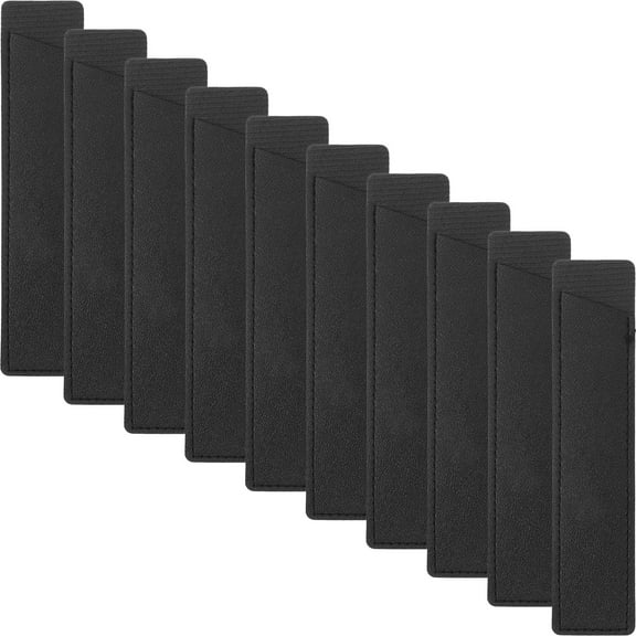 MLINS 10Pcs Leather Pen Sleeve Holder Pouch for Fountain Ballpoint Pens