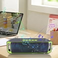 thumbnail image 4 of Qocolhg Wireless Bluetooth Speaker with AUX/USB/TF Card Slot, Outdoor Portable Stereo Speaker with HD Audio, Enhanced Bass, FM Radio Speaker for Travel, Party, Green, 4 of 6