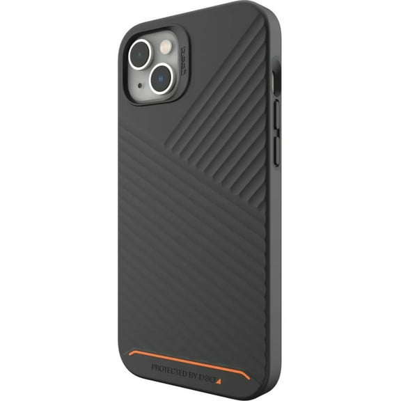ZAGG Gear4 Denali Snap Textured iPhone Case, D30 Drop Protection for Up to (16ft/5m), Reinforced Backplate with Edge-to-Edge Protection, Wireless Charging Magsafe iPhone 14 Plus Case, Black
