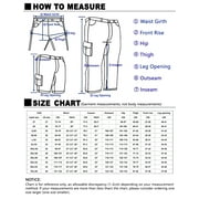 Matchstick Mens Retro Relaxed Plus Size Cargo Pants with Multi Pockets