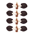 thumbnail image 1 of 4 Pairs Leather Sew-On Toggle Resin Horn Button Closures DIY Sewing Coffee Color, 1 of 7