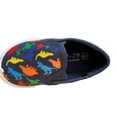 thumbnail image 3 of PrimKids  Unisex Toddler Dinosaur Slip On Casual Canvas Sneakers Sizes 5-10, 3 of 4