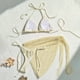 thumbnail image 4 of Trajes de Baño de Bikini de Mujer de Moda Sexy Sólido E Impreso Conjunto de Trajes de Baño Divididos, Correas Anchas Ajustables, 4 of 9