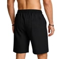 thumbnail image 5 of Gym Shorts Men Solid Color Drawstring Casual Loose Fit Sports Outdoor Summer Beach Hiking Golf Shorts With Pockets, 5 of 6
