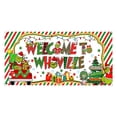 thumbnail image 1 of Decoración navideña del Grinch, pancarta navideña para puerta de garaje, decoración navideña para pared exterior de garaje, pancarta navideña para colgar en la puerta del garaje, pancarta navideña par, 1 of 2