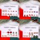 thumbnail image 4 of Pendientes de Navidad para mujer y niña, aretes colgantes de alce, árbol, muñeco de nieve, Papá Noel, 6 pares, 4 of 5