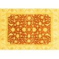 thumbnail image 1 of Ahgly Company Indoor Rectangle Abstract Yellow Modern Area Rugs, 5' x 7', 1 of 4