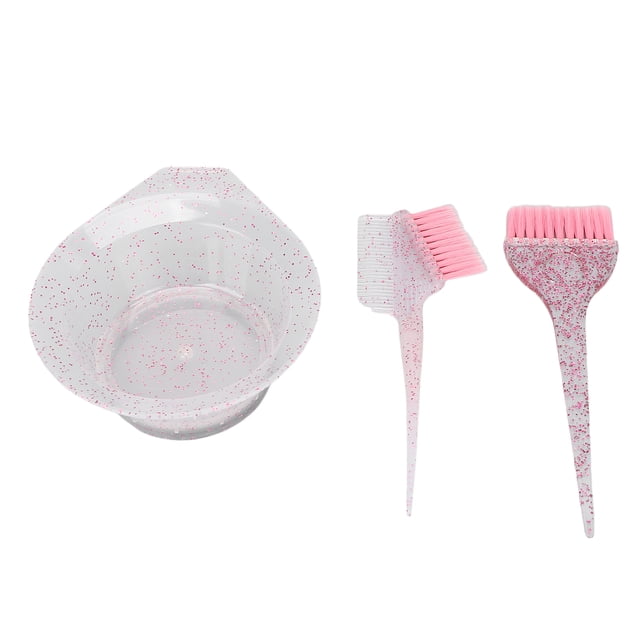 3 st hår färgning penslar frisör färgning kam hår barberare färgning borste för hem salong användning Rosa