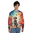 thumbnail image 4 of Hello 2025 German Shorthaired Pointer Celebrates Happy New Year Firework Balloon All Over Print 3D Baseball Jacket GSP Lover Dog Gift Bomber Jacket Softball - 02024, 4 of 6