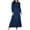 Dark Blue, variant on Spring Dresses for Women 2025 Long Sleeve Crew Neck Athletic Dress Button up Solid Color Loose Breathable Oversized Active Dress Streetwear for Indoor Music Festival Green S