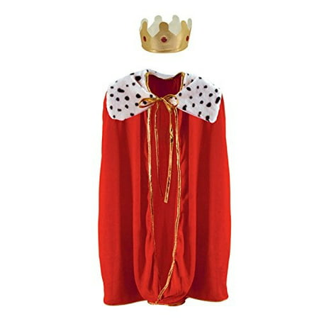 Beistle Child King/Queen Robe with Crown