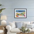 thumbnail image 3 of Stupell Industries Contemporary Sea Oats & Ocean Breeze Abstract Black Framed Print Under Glass, 23 x 17, by Chromatic Storm Studio, 3 of 8