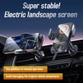 thumbnail image 2 of 2026 New Cool Car Wireless Fast Charging Holder, Smart 2-in-1 Car Rotating Mobile Phone, Charge Faster, Wireless Charging Rotating Car Mount,15w Universal,360° Rotation (Black), 2 of 7