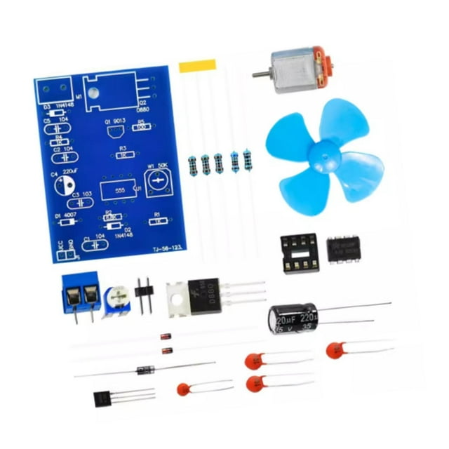 Controlador de velocidad de ancho de pulso Ne555, práctica de soldadura, regulador de velocidad práctico, montaje práctico, kit de capacitación en