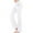 White, variant on ZHOGXU Yoga Pants For Women High Waisted Solid Color Flared Slim Fit Stretchy Comfortable Sports Pants Trousers With Pockets For Daily Wear Dark Gray L