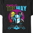 thumbnail image 2 of Men's Star Wars: The Mandalorian This is the Way Colorful Graphic Tee Black Small, 2 of 5
