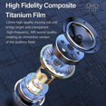thumbnail image 5 of Lenovo XT81 True Wireless BT Headphone In-ear Music Earbuds BT5.1 Chip HiFi Sound Quality Low Latency Wide Compatibility Black, 5 of 5