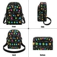 thumbnail image 4 of Binienty Cute Crossbody Bag for Women Christmas Lights Small Shoulder Sling Purse RFID Anti Theft Zipper Pouch with Adjustable Strap Lightweight Trendy Handbag for Travel Sport, 4 of 8