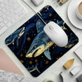 thumbnail image 2 of Shark 8.3x9.8 Inch Square Printed Desk Mat Mouse Pad for Office and Gaming, Non-Slip Rubber Bottom, 2 of 6