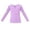 Purple, variant on Asxite Girls Solid Tops Cotton Long Sleeve Crew Neck T Shirt Fall Casual Dance School Uniform