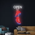 thumbnail image 4 of Handmadetneonsign Sneakers Open Neon Sign, Running Shoes Shop Wall Art Decor, Shoes Store Wall Decor, 4 of 5