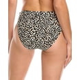 thumbnail image 4 of Women's Vince Camuto V04690 Tanzania Cheetah Logo Ring Belted Swim Bottom (Black L), 4 of 4