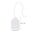 thumbnail image 3 of Uxcell Label 5 x 3.5cm Water Resistant for Garden, Shop, House White 100 Pack, 3 of 5