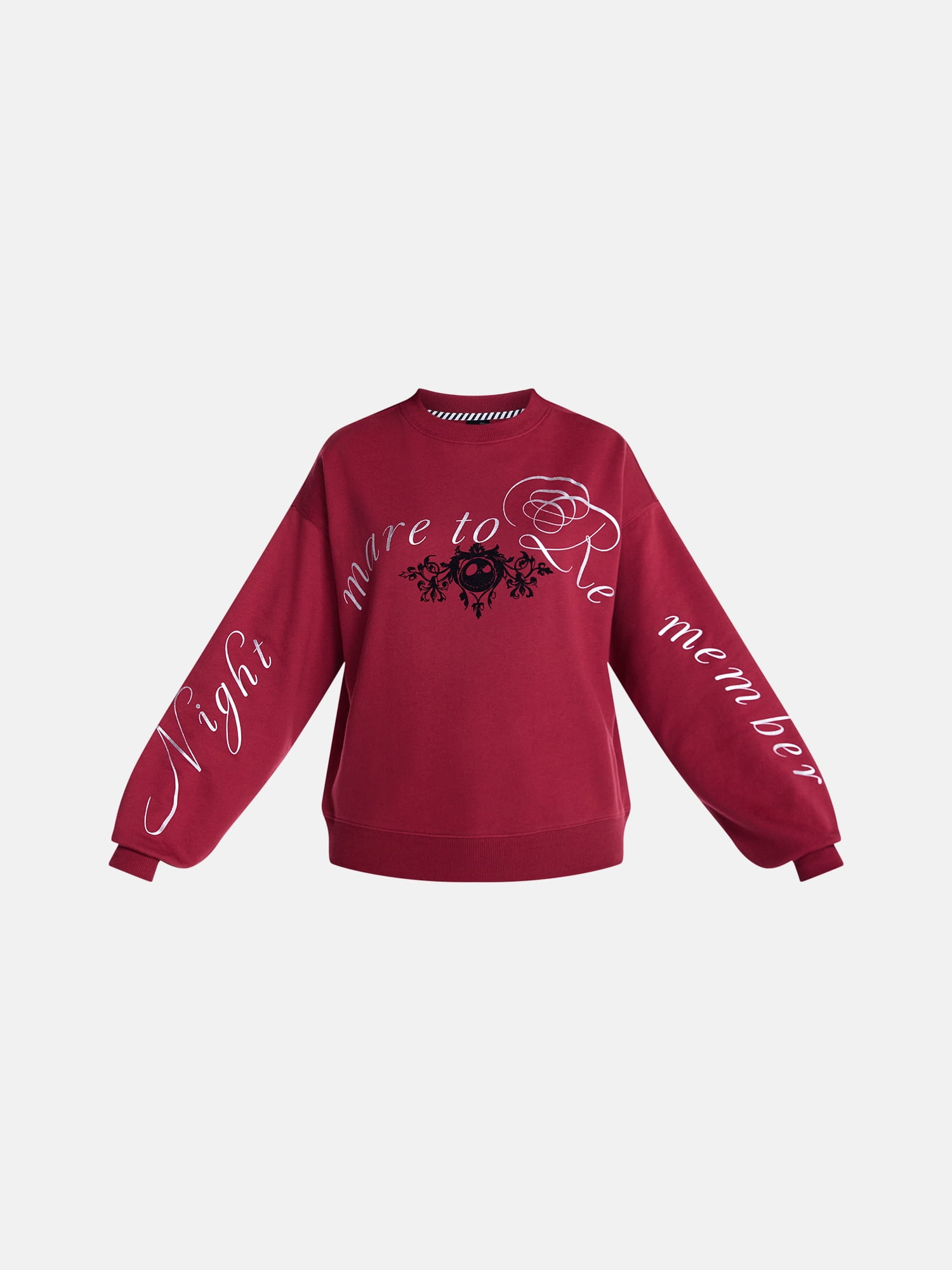 Disney Nightmare Before Christmas Women's Halloween Fleece Sweatshirt, Sizes XXS-XXL