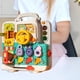 thumbnail image 1 of Tablero ocupado con luz musical, juguete sensorial, habilidades motoras, reglas de tráfico, tablero de actividades, tablero de interruptor para niños, 1 of 10