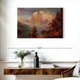 thumbnail image 3 of Elephant Stock The Rocky Mountains Wall Art - Horizontal Canvas Wall Art - Living Room Wall Decor - Nature Canvas - Gray And Brown Decor By Albert Bierstadt - 36" x 24", 3 of 8