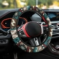 thumbnail image 7 of Renewold Car Steering Wheel Cover 15 Inch Universal Breathable Soft Anti-Slip Auto Accessories Steering Wheel Protector Fit for Most Vehicles, Southwest American Tribal Brown Teal, 7 of 7