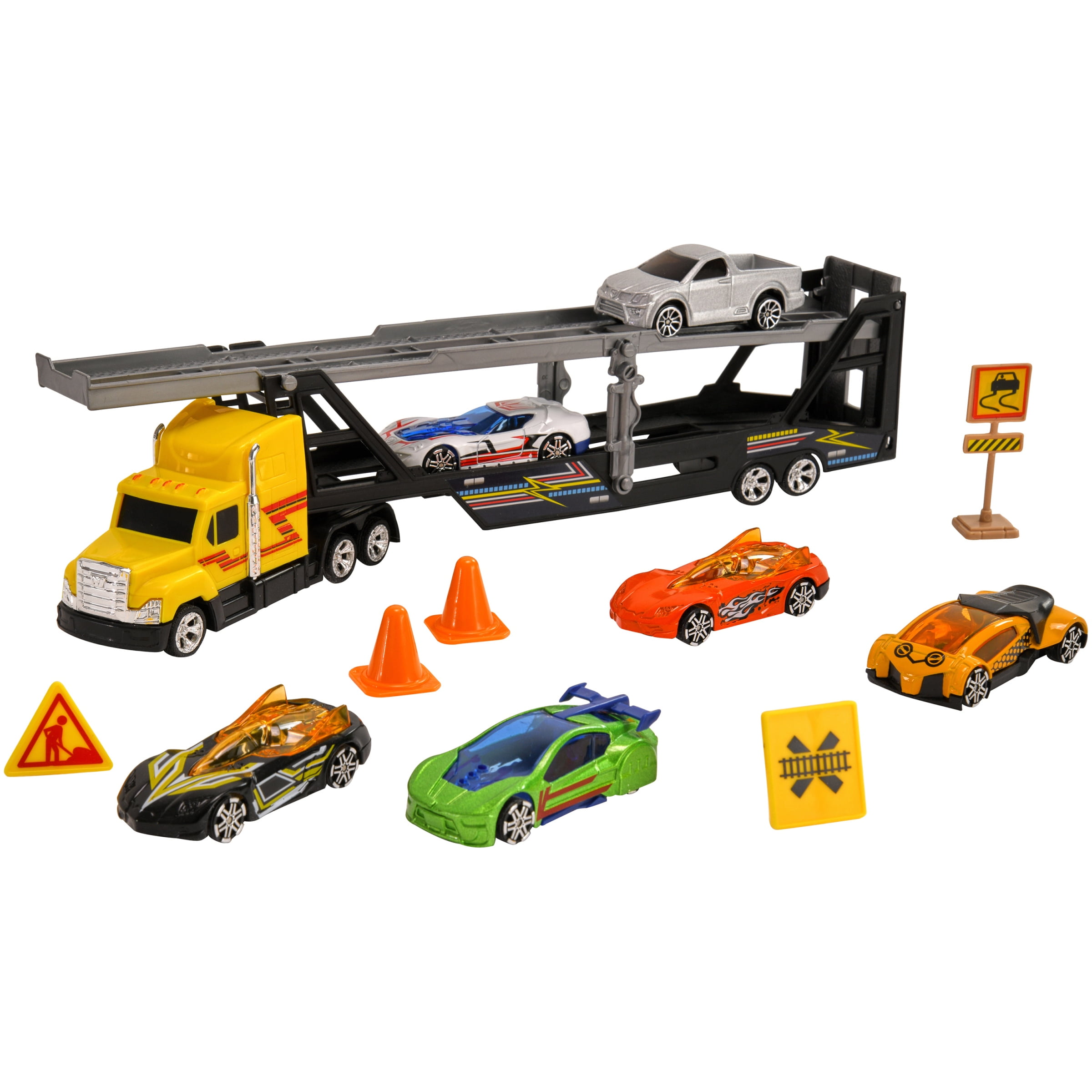Adventure Force 12Piece DieCast Vehicle Transporter Set
