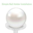 thumbnail image 2 of OULII 20Pcs Crystal Sphere Holder Transparent Decorative Display Stand for Fish Tank Home Office, 2 of 7